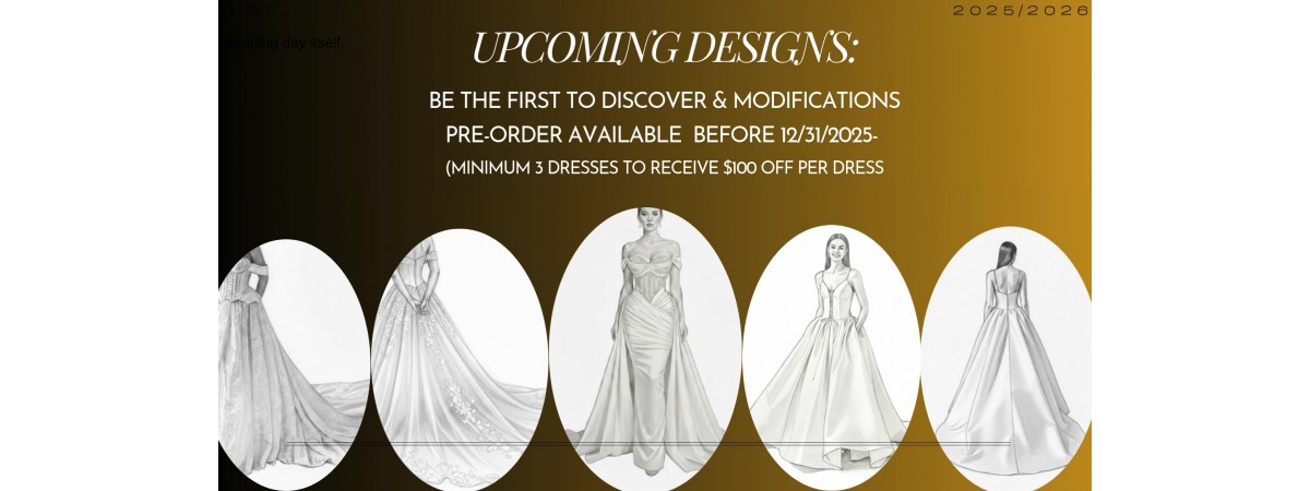 Upcoming Design Wedding Dresses
