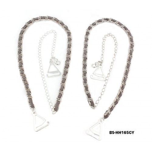 Bra Straps - CNL Style Chain Strap - Grey - BS-HH165GY