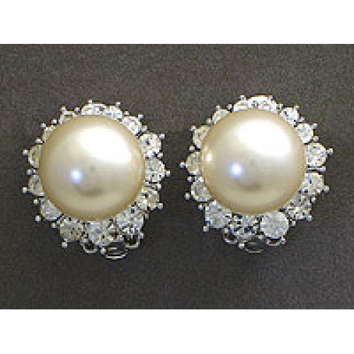 Gift set: Pearl Necklace + Earrings + Ring Set - NE-NS6072W