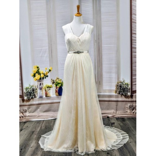 A-line Sweetheart Tank Top Wedding Dress -  LV-2017OM