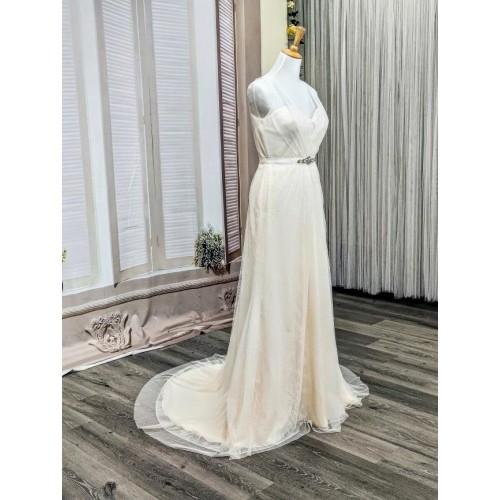 A-line Sweetheart Tank Top Wedding Dress -  LV-2017OM