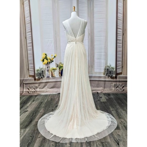 A-line Sweetheart Tank Top Wedding Dress -  LV-2017OM