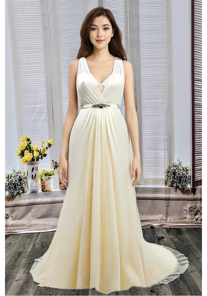 A-line Sweetheart Tank Top Wedding Dress -  LV-2017OM