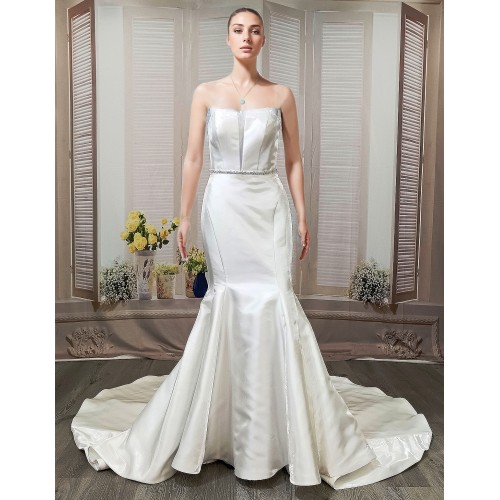 Off-Shoulder Wedding Dress - LV-M1003